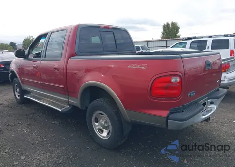 2001 Ford F-150 King Ranch Edition/Lariat/Xlt z USA, uszkodzony, nr VIN 1FTRW08L41KB31443
